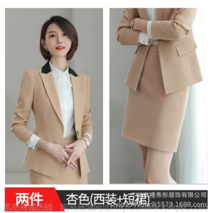 小西装西服女上衣面试工作服套装秋季2019新款职业黑西装外套批发