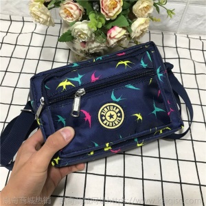 批发地摊包斜挎包女士休闲帆布妈咪包单肩包老年人花布包