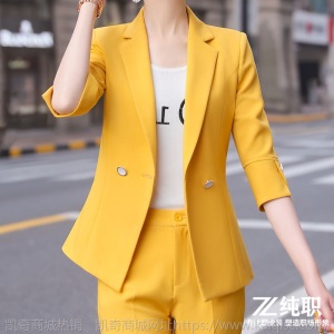 西装套装女2020春装新款时尚职业装女士气质主持人正装修身工作服