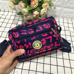 批发地摊包斜挎包女士休闲帆布妈咪包单肩包老年人花布包