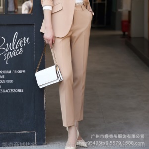 职业装女套装春秋季2019新款ol气质白领西装套装裙正装工作服批发