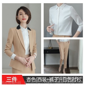 小西装西服女上衣面试工作服套装秋季2019新款职业黑西装外套批发