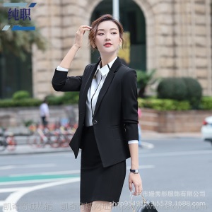 2019新款职业装西装套装女工作服时尚西服正装女春秋面试气质工装