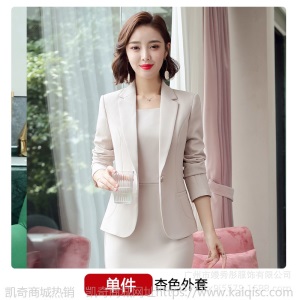 职业套装女时尚气质女神范秋季西装套裙工作服工装连衣裙面试正装