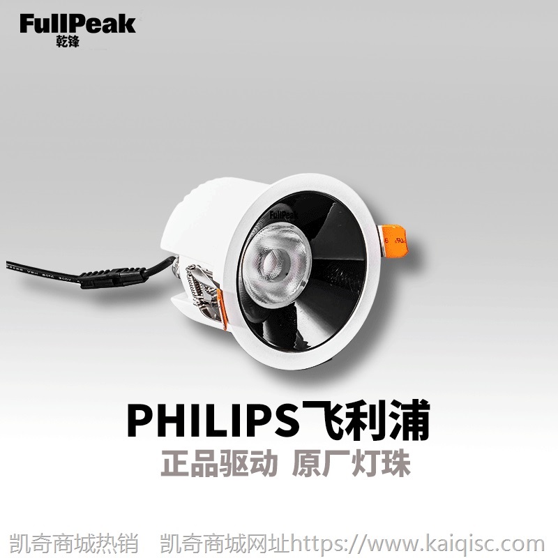 led筒灯PHILIPIS正品驱动原厂灯珠无主灯照明设计防眩光COB射灯