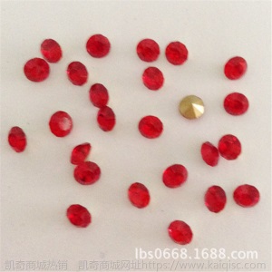 捷克尖底水钻 玫红深蓝浅绿大红白色 环保水钻SS1-SS40 玻璃钻石