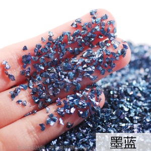 批发 大包450g 2-3mm 美甲钻不规格水晶玻璃碎石片 指甲饰品钻 。