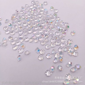 金色石子工艺品晶瓷装饰画用电镀金色石头亚克力钻石3-6 6-9mm