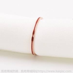 凯奇韩版时尚ins素圈滴胶钛钢戒指女尾戒18K玫瑰金镶钻戒厂家批发