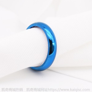 凯奇韩版时尚ins素圈滴胶钛钢戒指女尾戒18K玫瑰金镶钻戒厂家批发