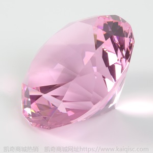 浦江厂家批发人造机磨水晶钻石透明七彩钻玻璃家居装饰品大钻石