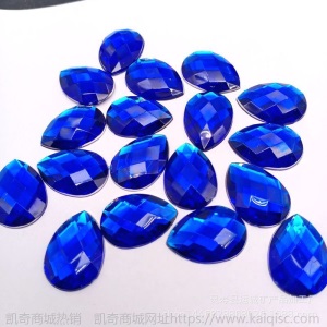 金色石子工艺品晶瓷装饰画用电镀金色石头亚克力钻石3-6 6-9mm