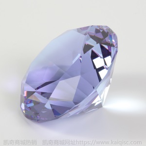 浦江厂家批发人造机磨水晶钻石透明七彩钻玻璃家居装饰品大钻石
