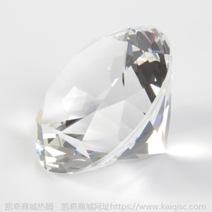 浦江厂家批发人造机磨水晶钻石透明七彩钻玻璃家居装饰品大钻石