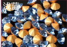 捷克尖底水钻 玫红深蓝浅绿大红白色 环保水钻SS1-SS40 玻璃钻石