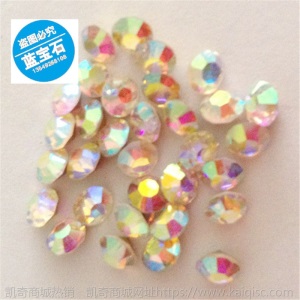 捷克尖底水钻 玫红深蓝浅绿大红白色 环保水钻SS1-SS40 玻璃钻石