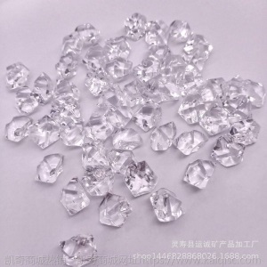 金色石子工艺品晶瓷装饰画用电镀金色石头亚克力钻石3-6 6-9mm
