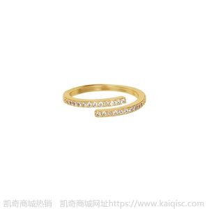 时尚个性开口可调节情侣戒指女网红设计食指潮人钻戒指环