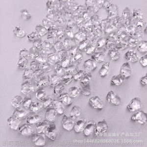 金色石子工艺品晶瓷装饰画用电镀金色石头亚克力钻石3-6 6-9mm