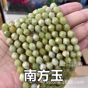 天然石钻石角度大切面 东陵虎眼闪光石青金黄玉水晶海蓝宝天河石