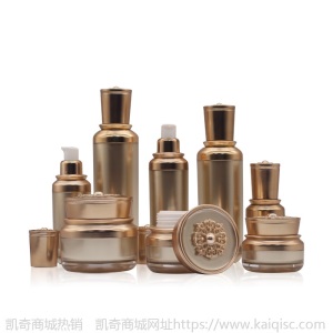 厂家批发亚克力膏霜瓶 高档新款乳液兰花瓶贵妇膏瓶化妆品套装瓶