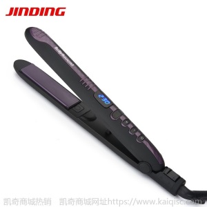 凯奇货源金鼎直发器数码显示拉直板蓝屏调温电夹板烫发器