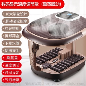熏蒸气泡洗脚盆全自动电动按摩泡脚盆加热恒温家用泡脚桶器足浴盆