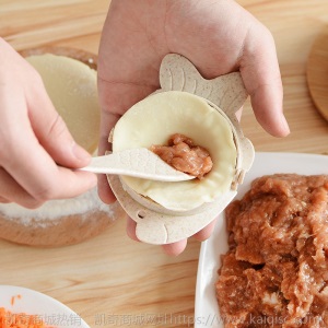 小麦秸秆包饺子器厨房小工具创意手动塑料捏饺子夹家用包饺子模具