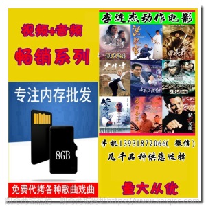 歌曲戏曲视电影足8G功夫巨星动作电影视频内存视频机用