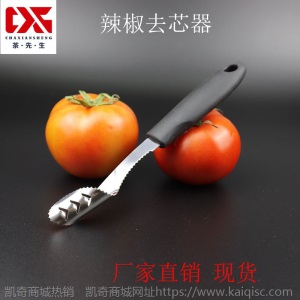 不锈钢辣椒抽 辣椒去芯器去籽器 挖籽器 多功能切菜工具 厂家直销