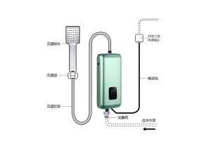 凯奇电商壁挂式热水宝小厨宝卫浴即热数码恒温电热水器支持定制