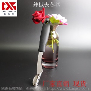 不锈钢辣椒抽 辣椒去芯器去籽器 挖籽器 多功能切菜工具 厂家直销