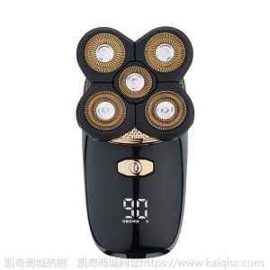 凯奇供应新款数码显电动剃须刀锂电刮胡刀五合一多功能光头理发器