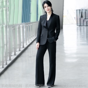 明星同款小西装套装女2020秋冬新款韩版女神范气质职业正装两件套