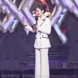 明星同款港风小西服冬季高级感西装加厚设计感正装拼接上衣两件套