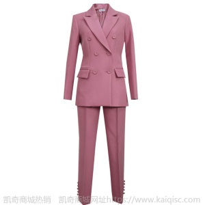 明星戚薇同款西装套装女韩版气质休闲春秋季时尚西服职业装两件套