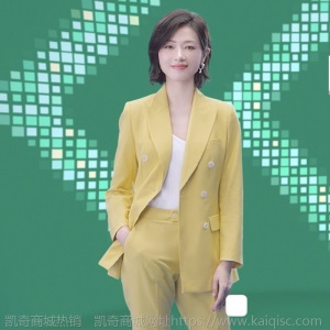 明星万茜同款西装套装女秋气质女神范职业装高腰九分小脚裤两件套
