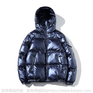 2020日系新款冬装男立领亮面加厚棉衣青年时尚潮流休闲面包服外套