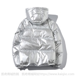 2020日系新款冬装男立领亮面加厚棉衣青年时尚潮流休闲面包服外套