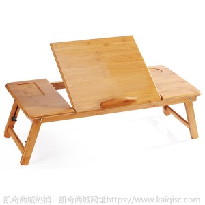 简约台式笔记本电脑桌床上桌 卧室实木折叠桌便携懒人台式学生桌