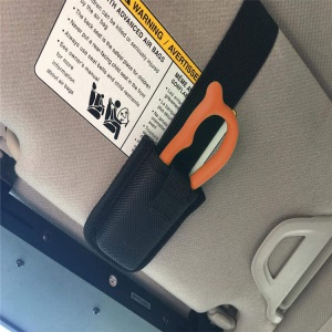 凯奇紧急救援逃生工具安全带切割器和车窗玻璃破碎器锤子2 件装