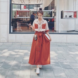 雪纺连衣裙女夏季赫本风温柔系穿搭超仙气质森系初恋法式桔梗长裙