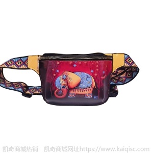 2021新品民族风腰包复古胸包加宽时尚包包女收纳手机杂物出行包