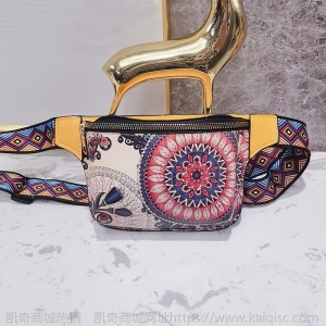 2021新品民族风腰包复古胸包加宽时尚包包女收纳手机杂物出行包