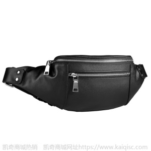 订制批发男真皮腰包休闲挎包多功能手机腰包户外时尚胸包一件代发