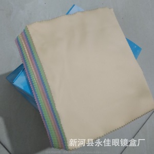 厂家直供眼镜布 超细纤维眼镜布手机饰品洁净布 可定做LOGO