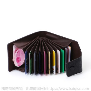 批发凯奇热销男士卡包卡套韩版卡夹多功能搭扣证件包工厂可定制