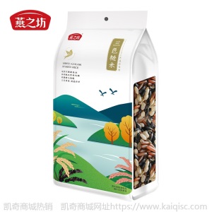 燕之坊厂家直销三色糙米 批发糙米红米黑米 五谷杂粮经销分销