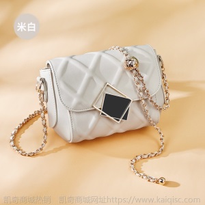 包包女夏2021新款时尚真皮女包潮流小金球链条包斜挎包女直播代发