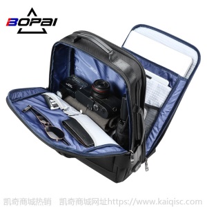 新款双肩包防水大容量旅行男士背包usb商务电脑背包厂家定制博牌